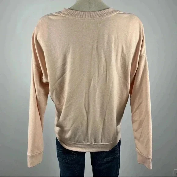 🌟Rae Dunn Women's "BEST MOM  EVER" Studio Raglan Pullover Sweatshirt S - Picture 3 of 11